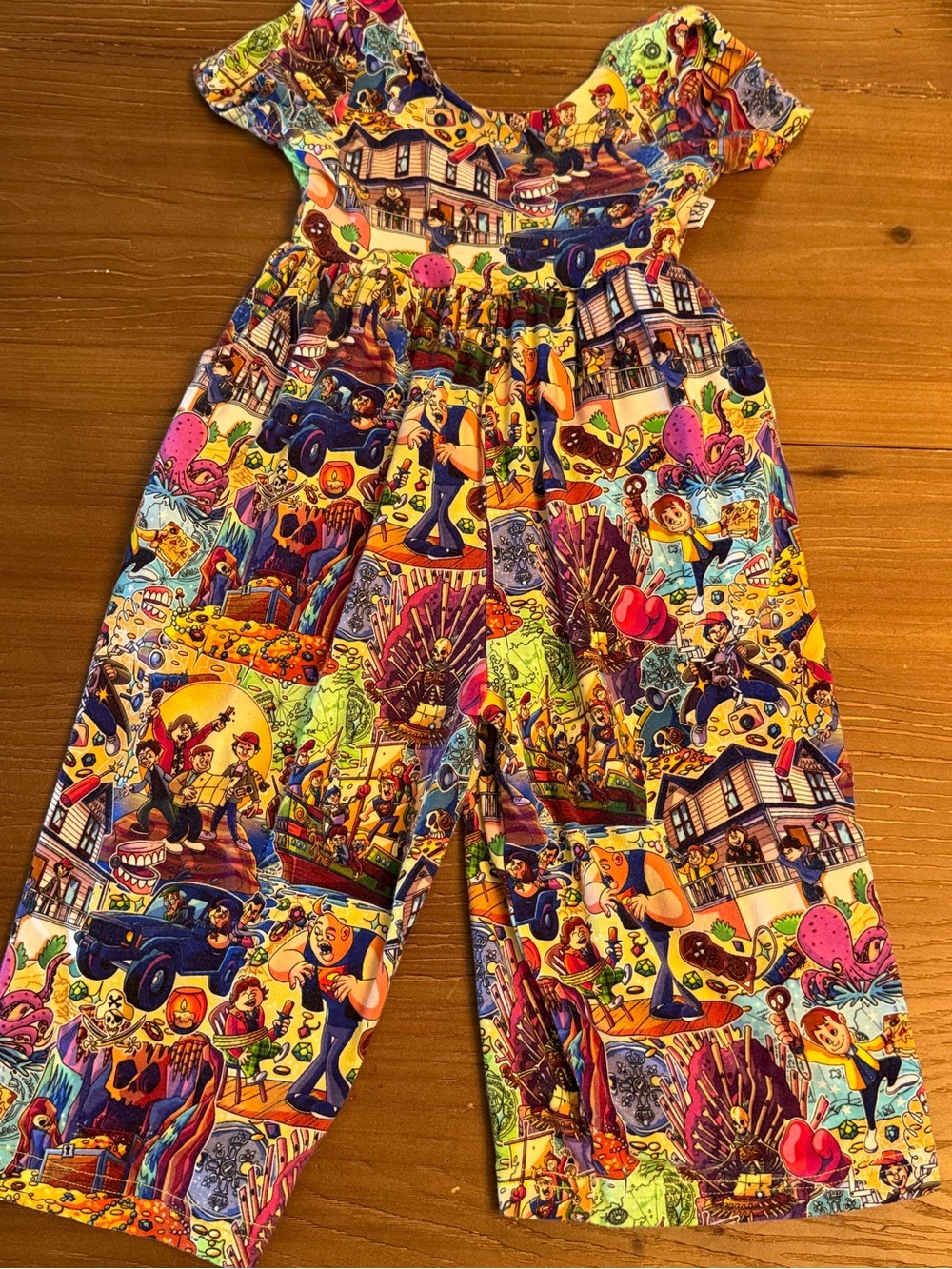 Bamboo - goodies Print Kids Jumpsuit - Multicolor
